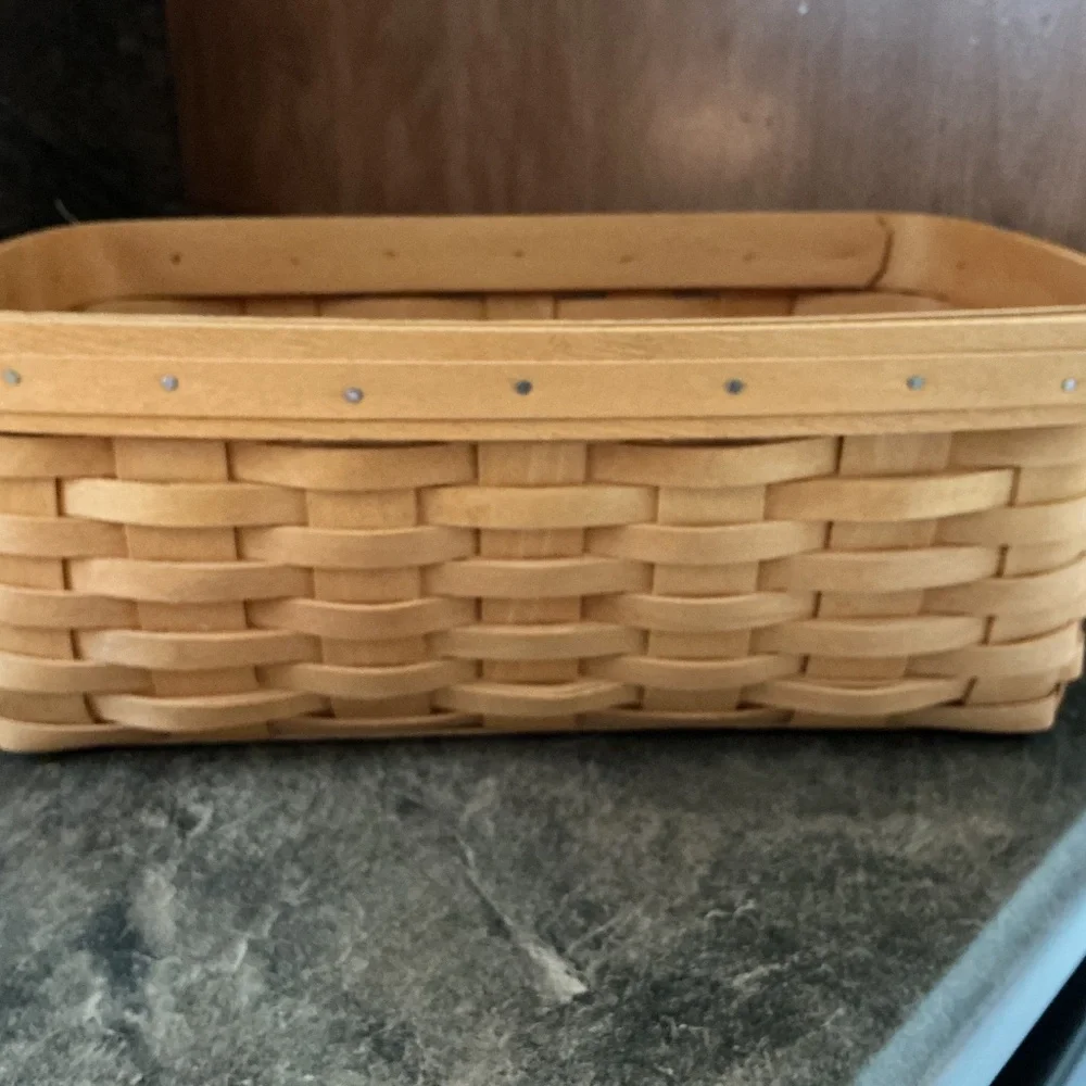 Longaberger Long Tissue Basket Set - Picture 5 of 13